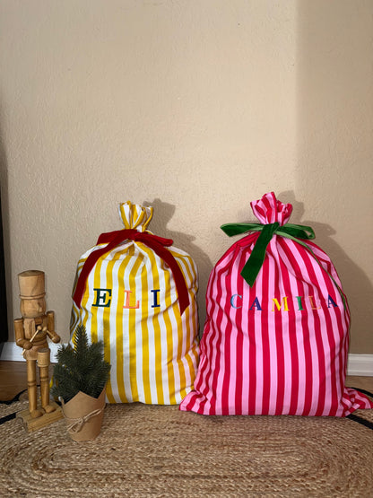 Personalized Santa Sacks